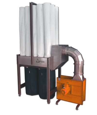 Filtrační jednotky pro odsávání pilin