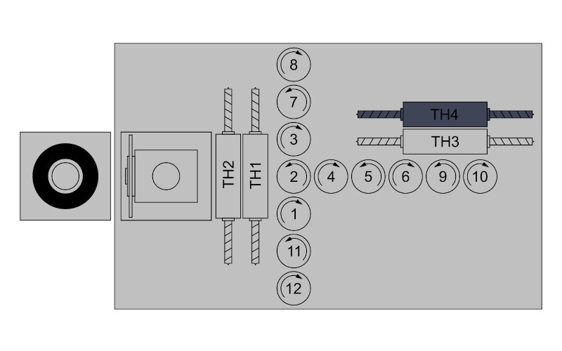 DaVinci 27845010 Dvojité vrtací vřeteno do hrany v ose Y - TH4