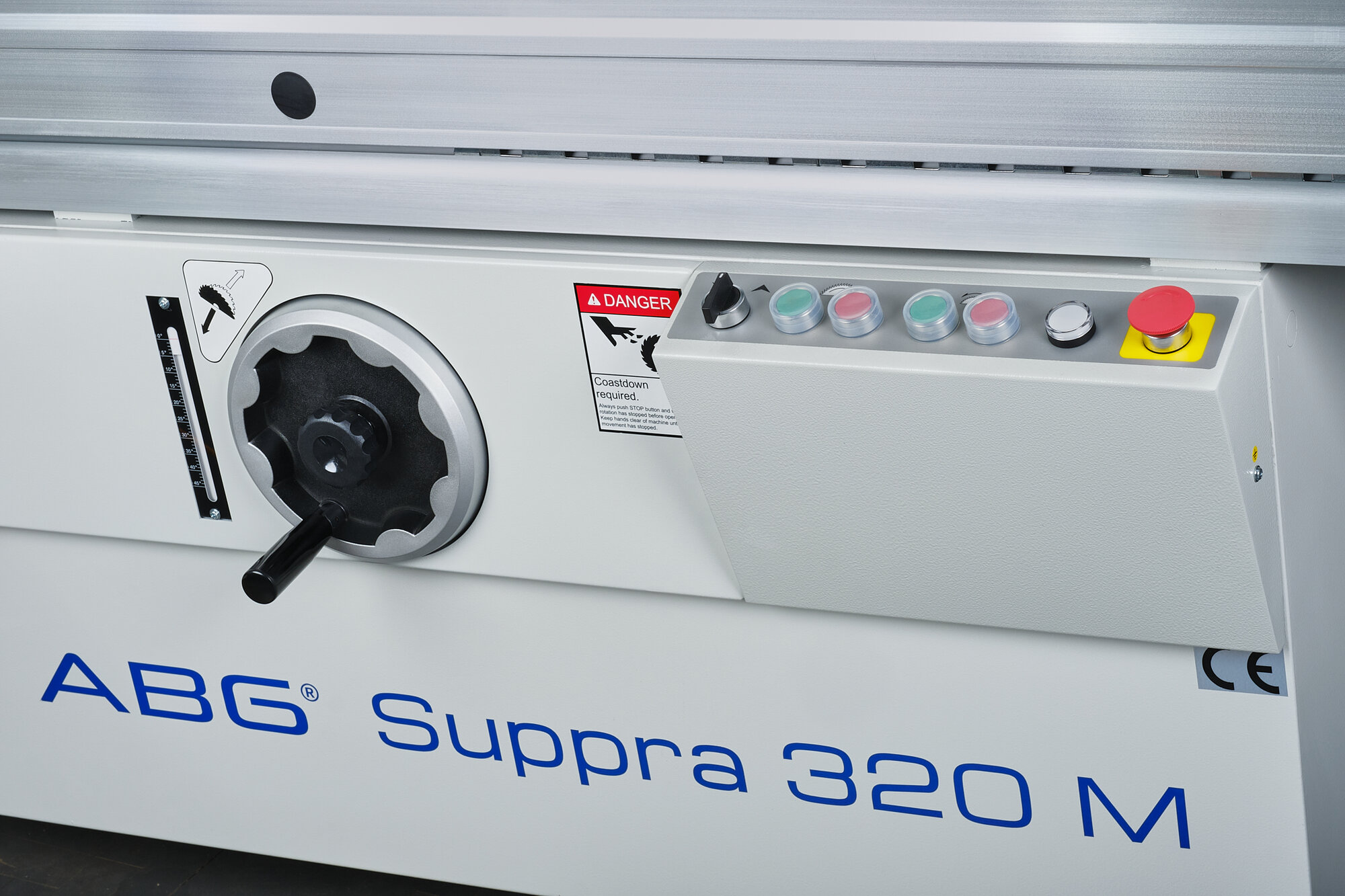 Formatovaci pila OAV-ABG SUPPRA 320M - ovládaci panel